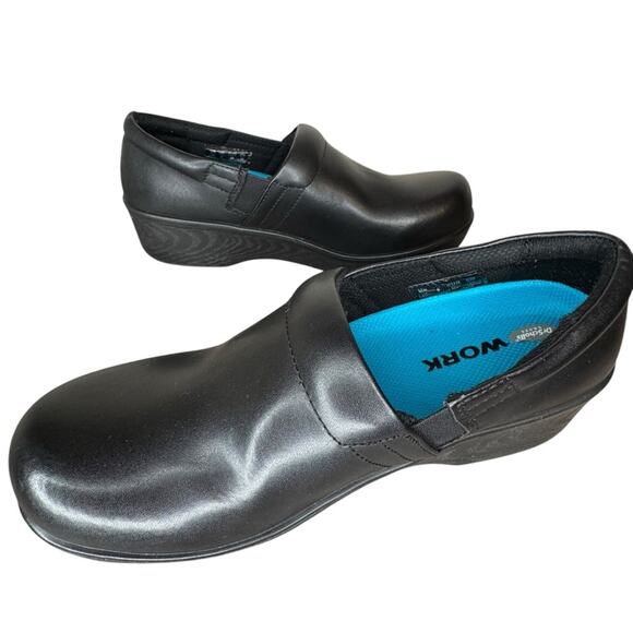 Dr. Scholl's Comfort Work Slip On Clogs Black Dynamo Size 8 - Picture 7 of 8